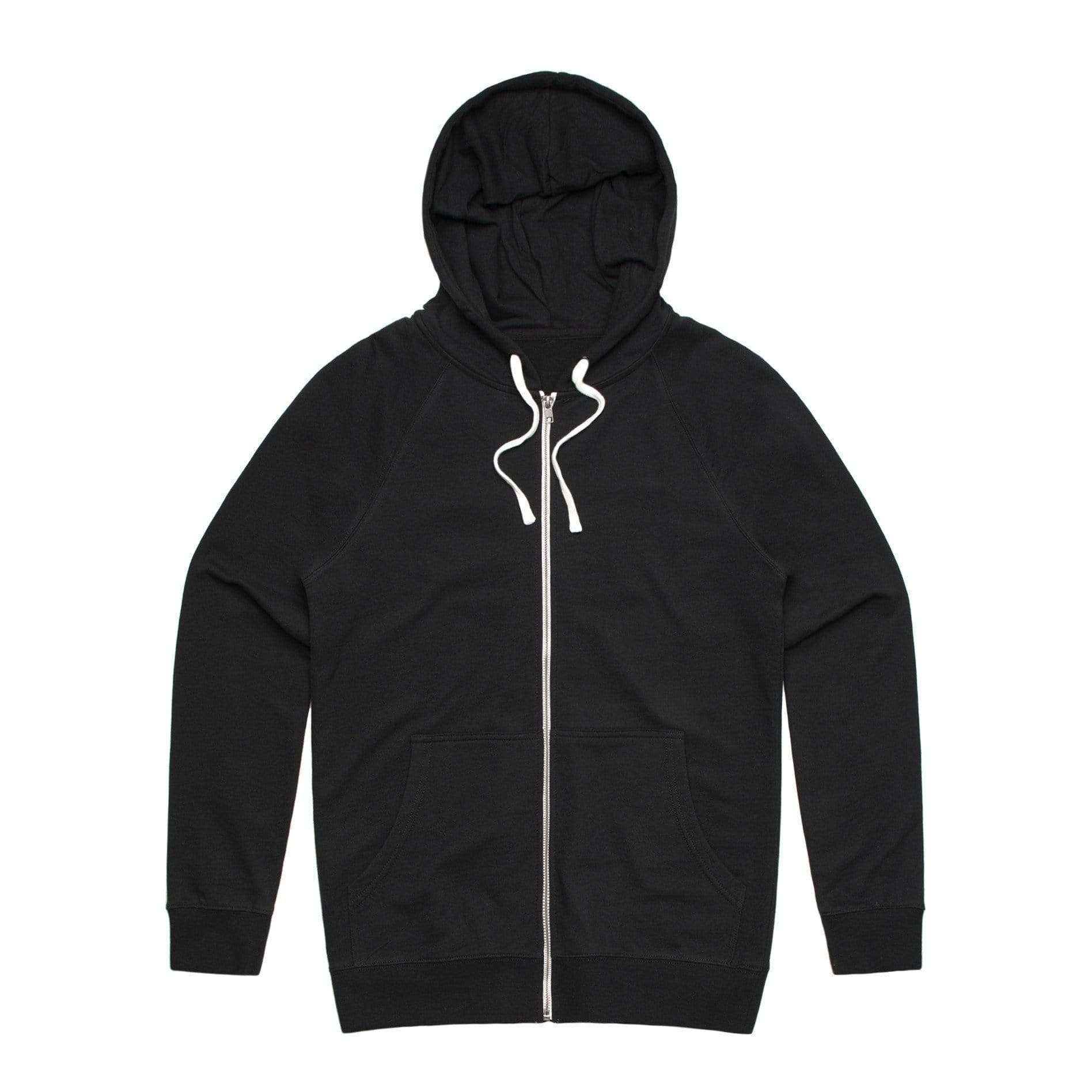 As Colour Casual Wear BLACK / XXS As Colour Men's traction zip hoodie 5107
